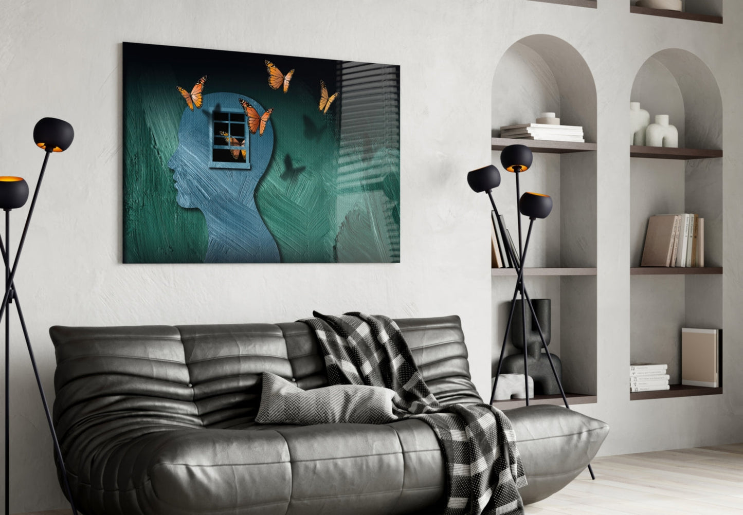 Insigneart USA Insigneart USA Butterfly Effect Glass Wall Art