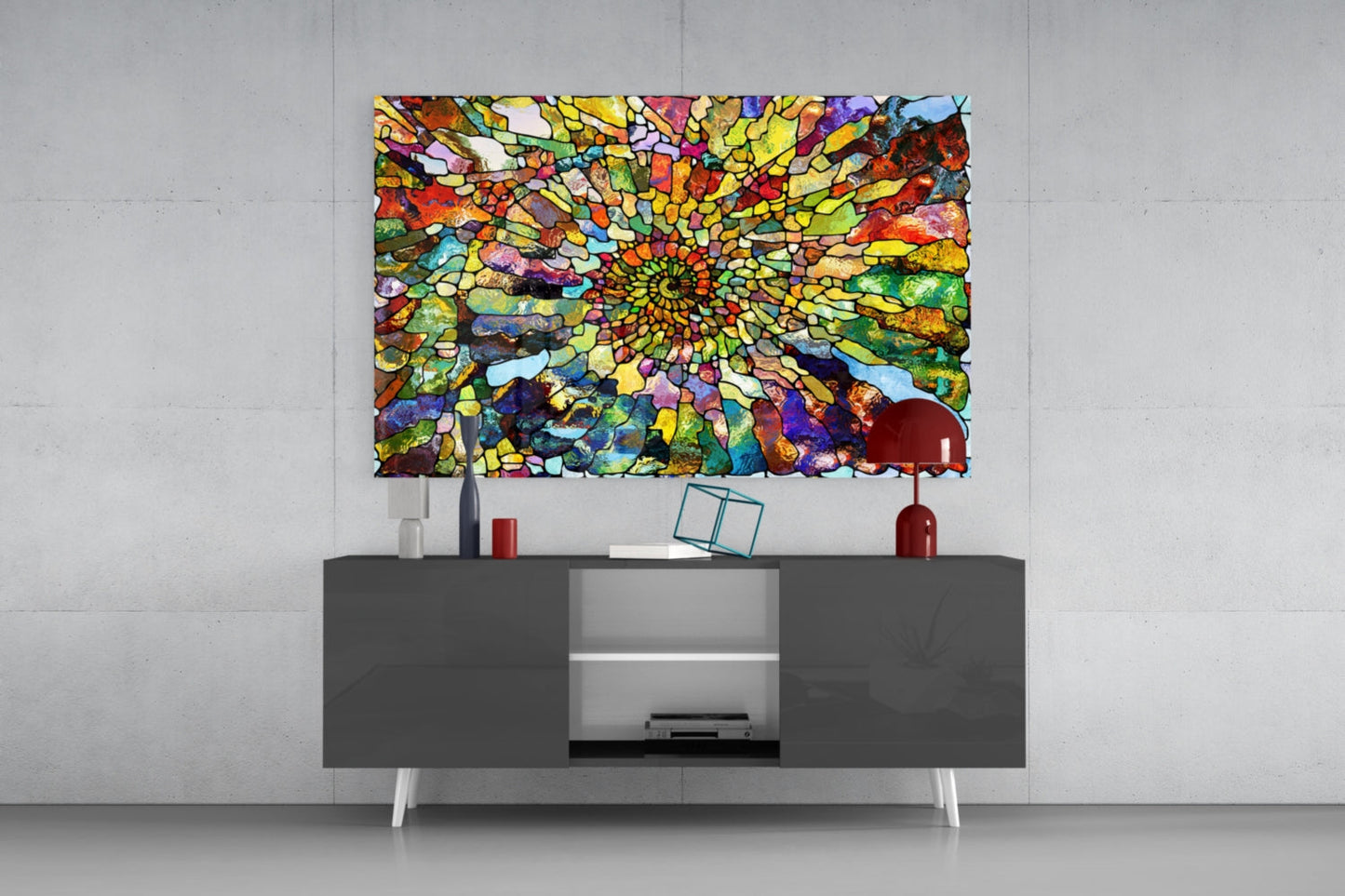 Insigneart USA Insigneart USA Colorful Mosaic Glass Art