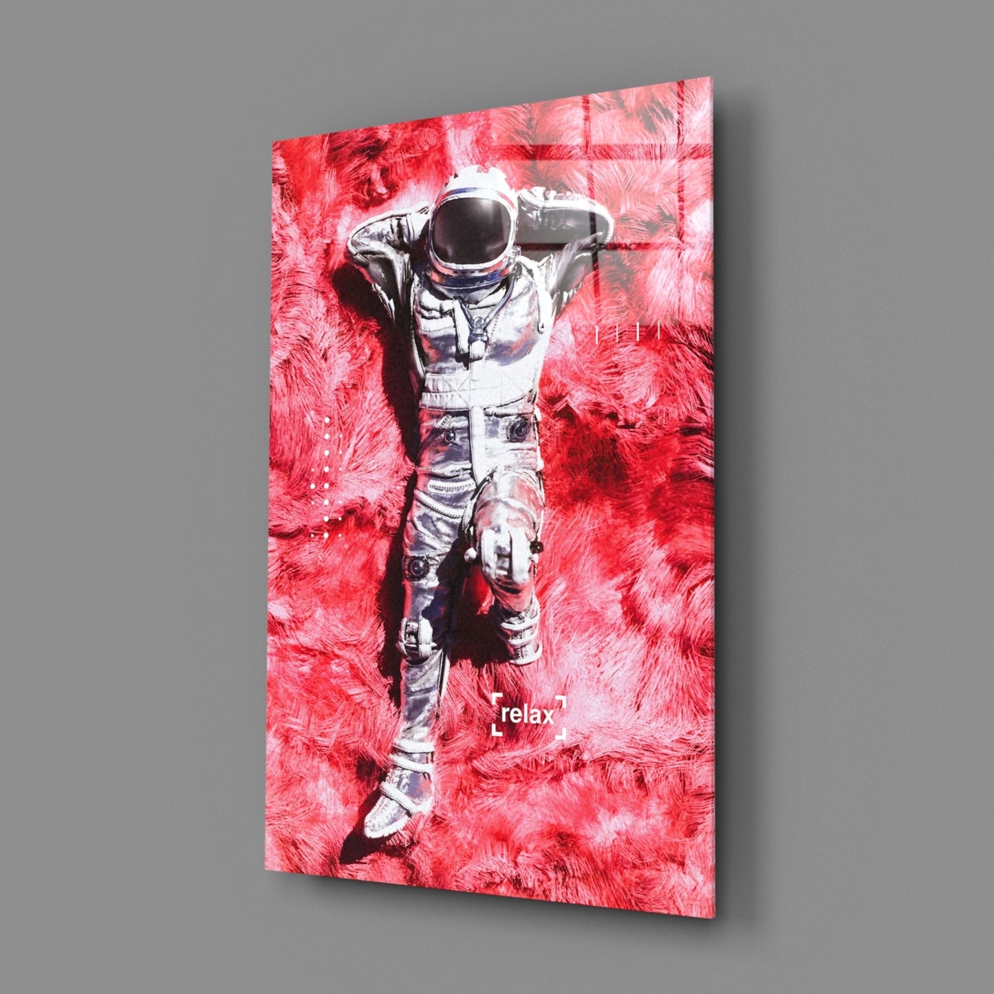 Insigneart USA Insigneart USA Astronaut and Space Grass Glass Art