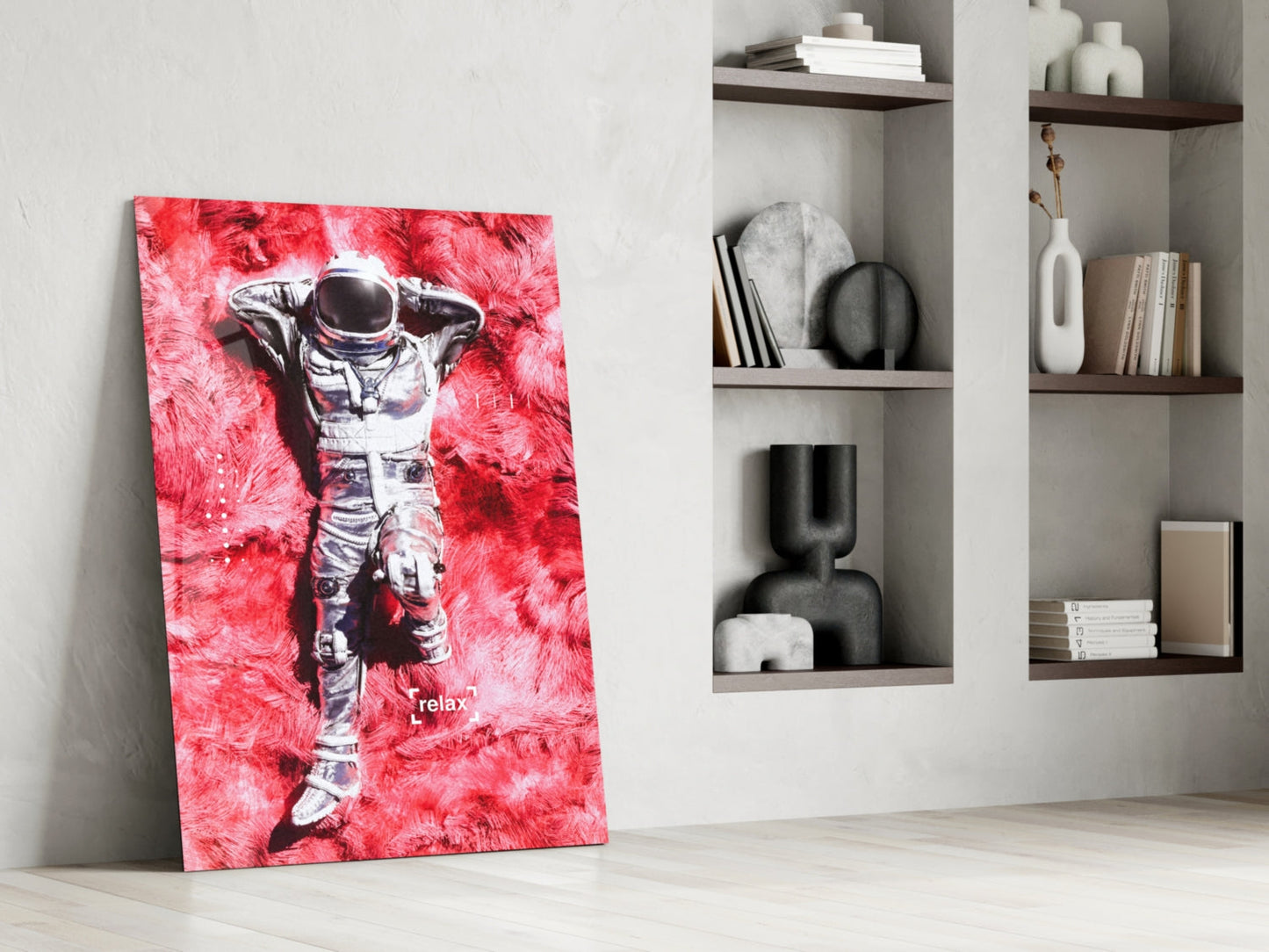 Insigneart USA Insigneart USA Astronaut and Space Grass Glass Art