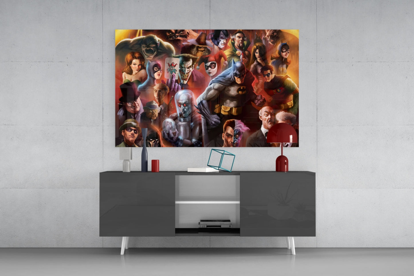 Insigneart USA Insigneart USA Batman and DC Characters Glass Art