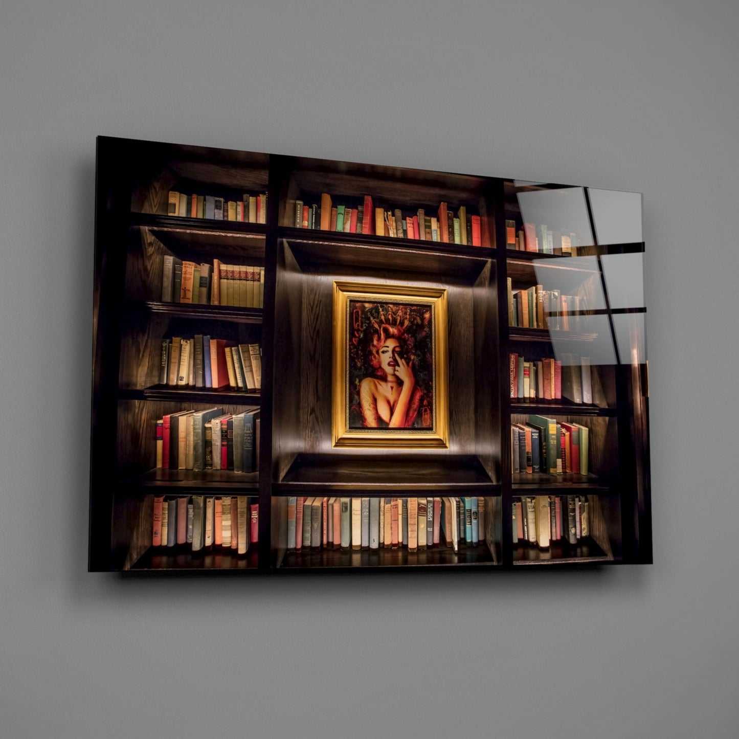 Insigneart USA Insigneart USA Bookshelf Glass Art