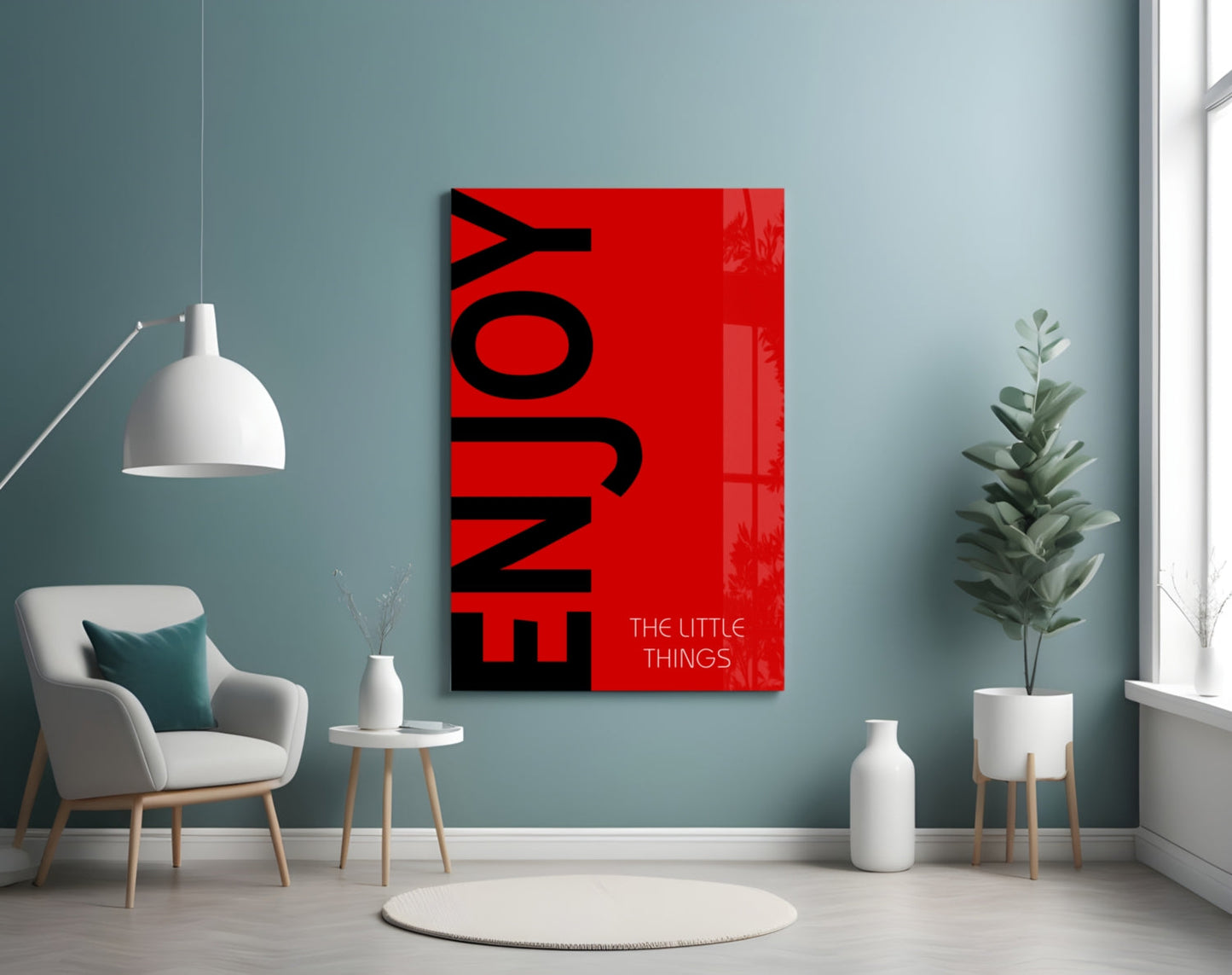 Insigneart USA Insigneart USA Enjoy The Little Things Glass Wall Art