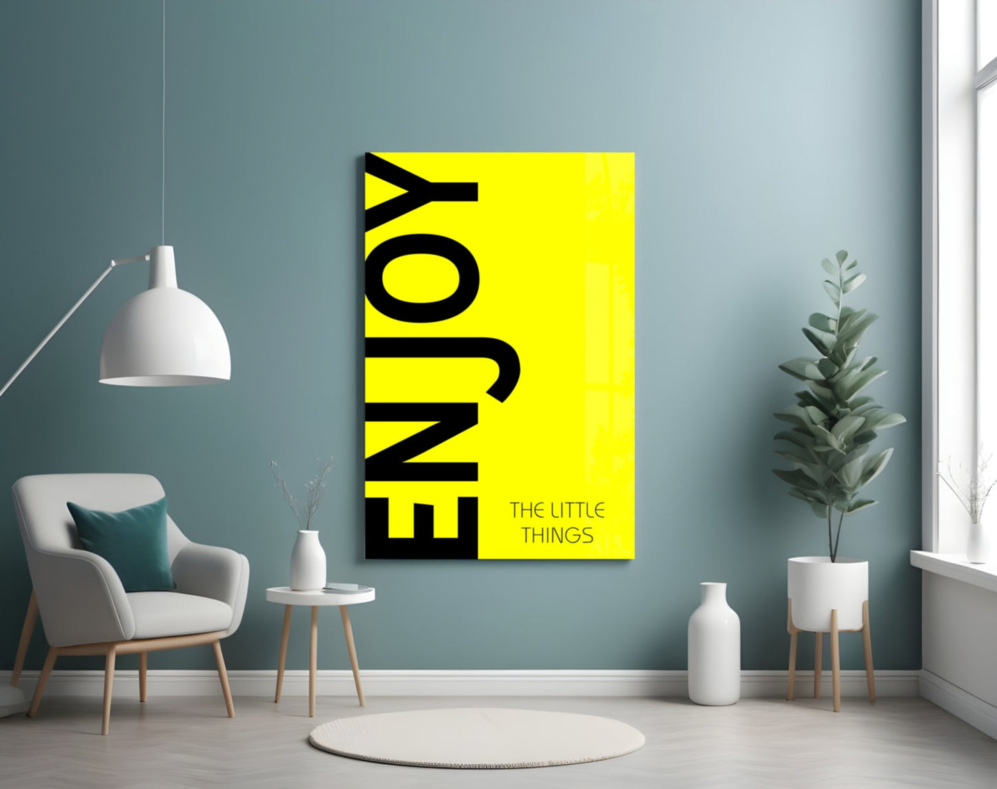 Insigneart USA Insigneart USA Enjoy The Little Things Glass Wall Art