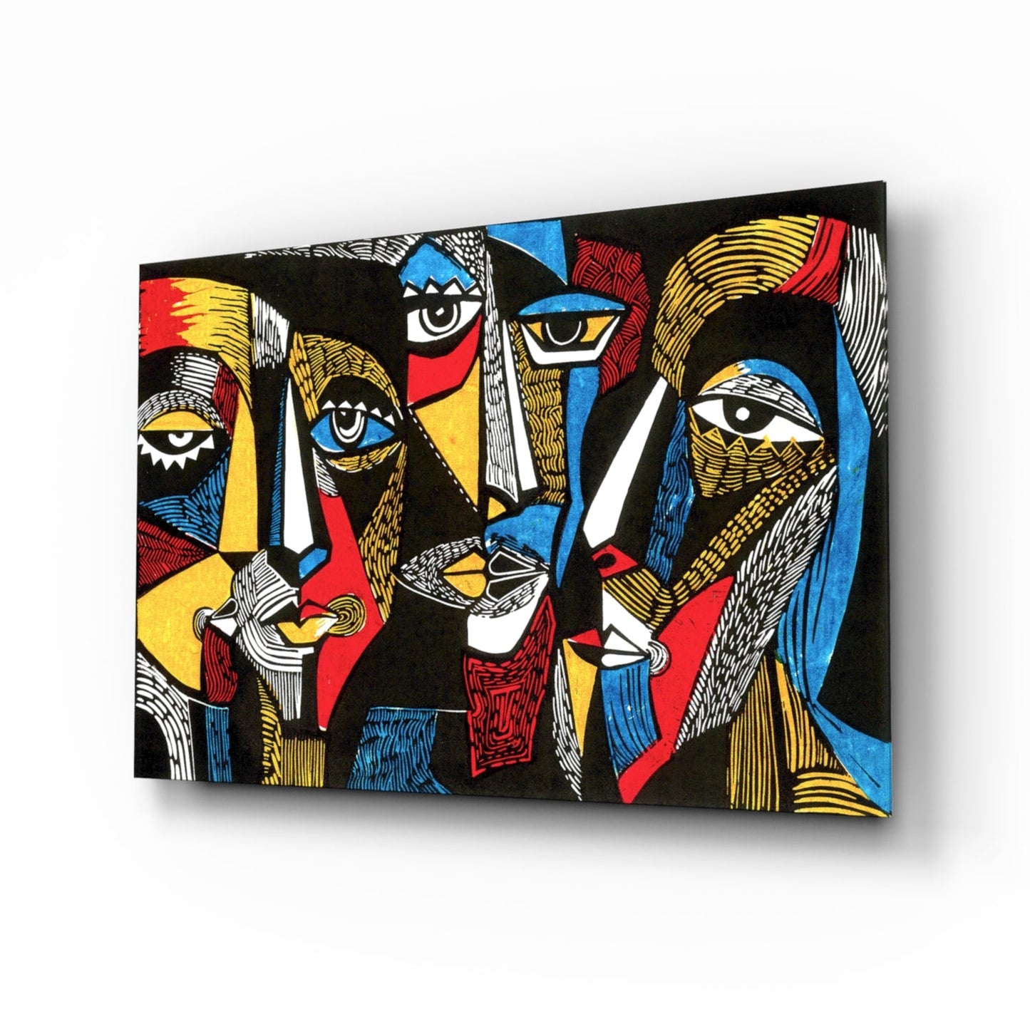 Insigneart USA Insigneart USA Faces Glass Wall Art