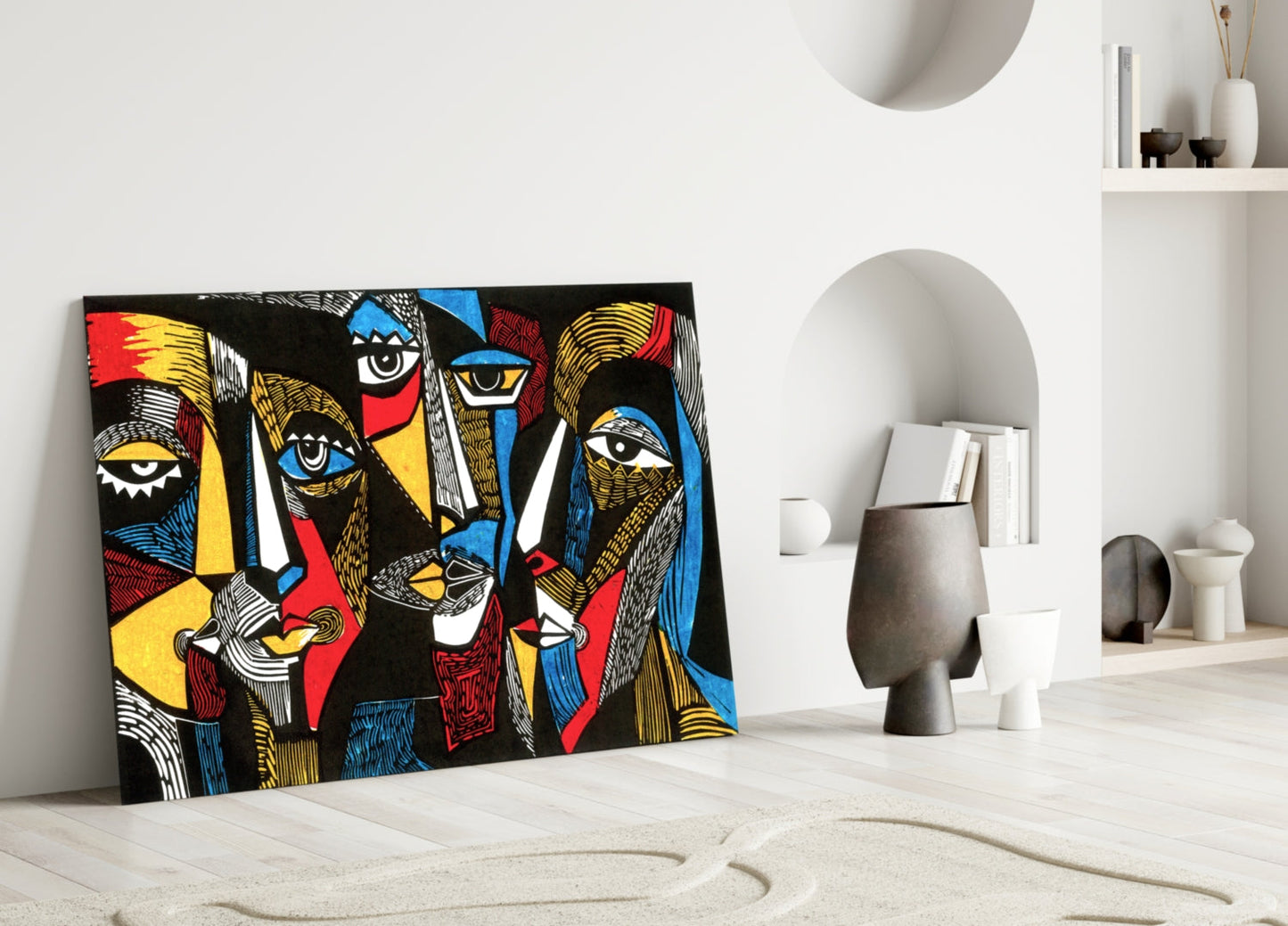 Insigneart USA Insigneart USA Faces Glass Wall Art