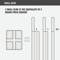 Small BenchBlokz 1/2-1 - PRO Bench Blokz