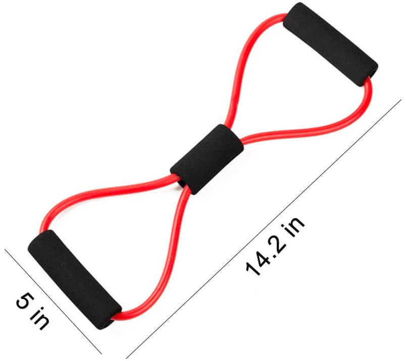JupiterGear Figure-8 Resistance Band for Strength and Stability Exercises