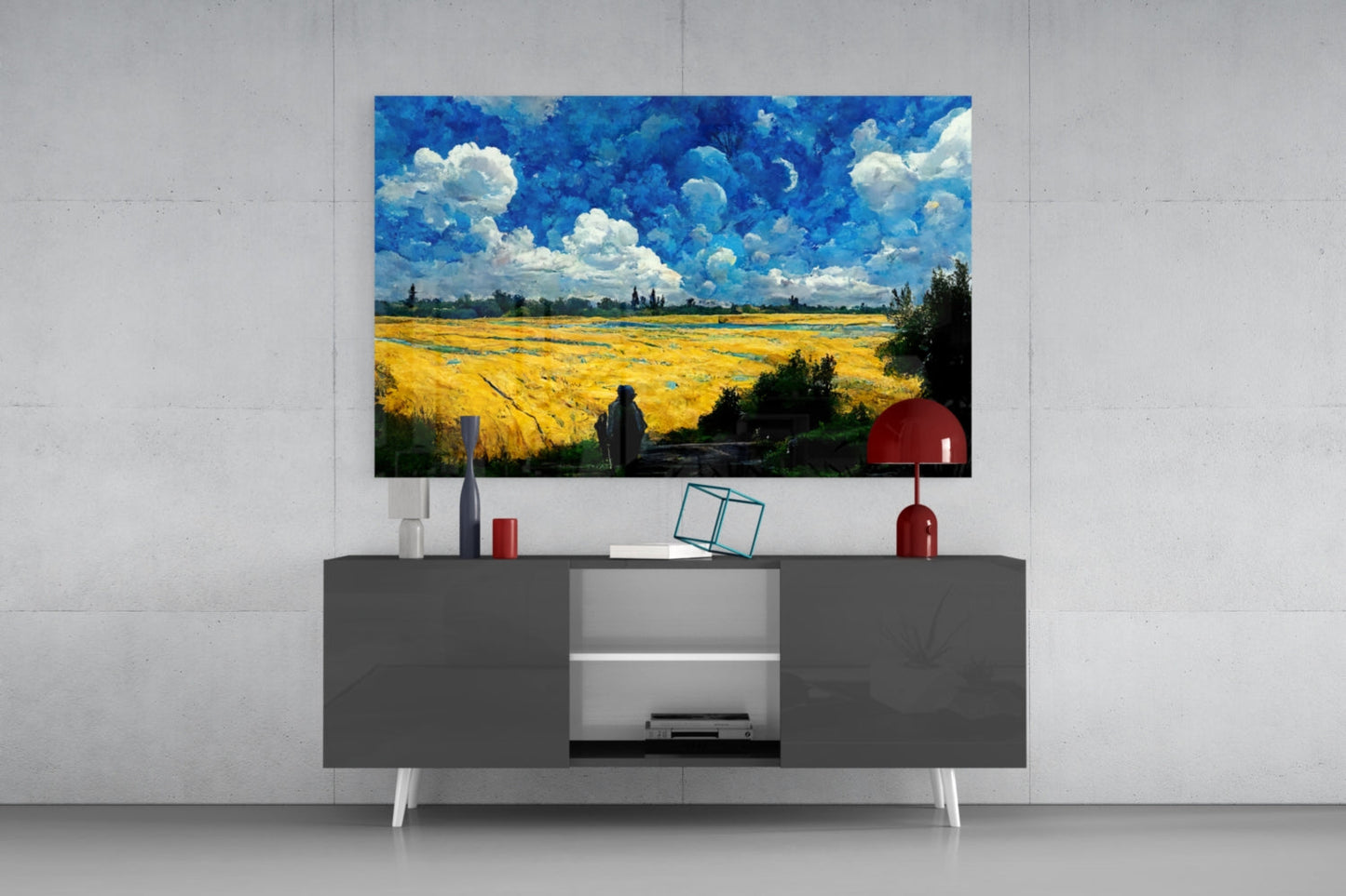 Insigneart USA Insigneart USA Cloudy Day Glass Glass Art || Designer Collection