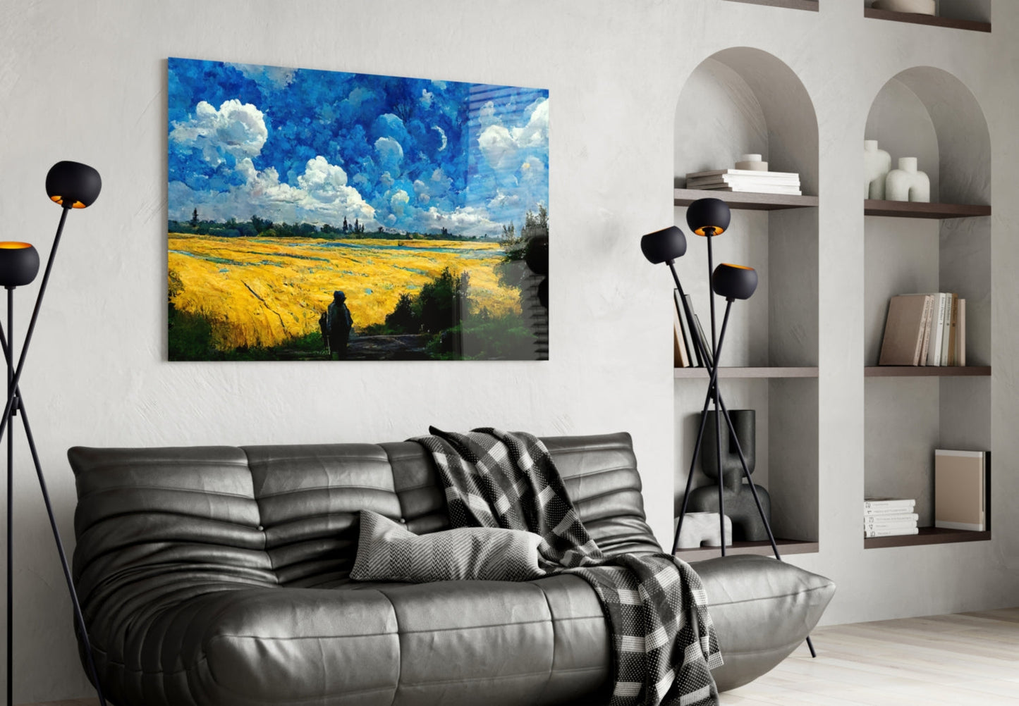 Insigneart USA Insigneart USA Cloudy Day Glass Glass Art || Designer Collection