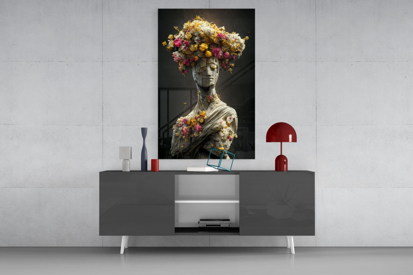 Insigneart USA Insigneart USA Abandoned Statue Glass Art || Designer Collection