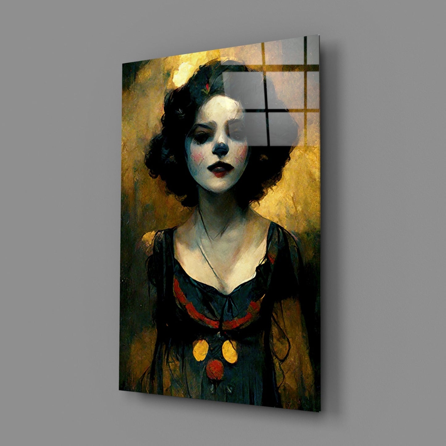 Insigneart USA Harley Quinn Glass Wall Art || Designer Collection