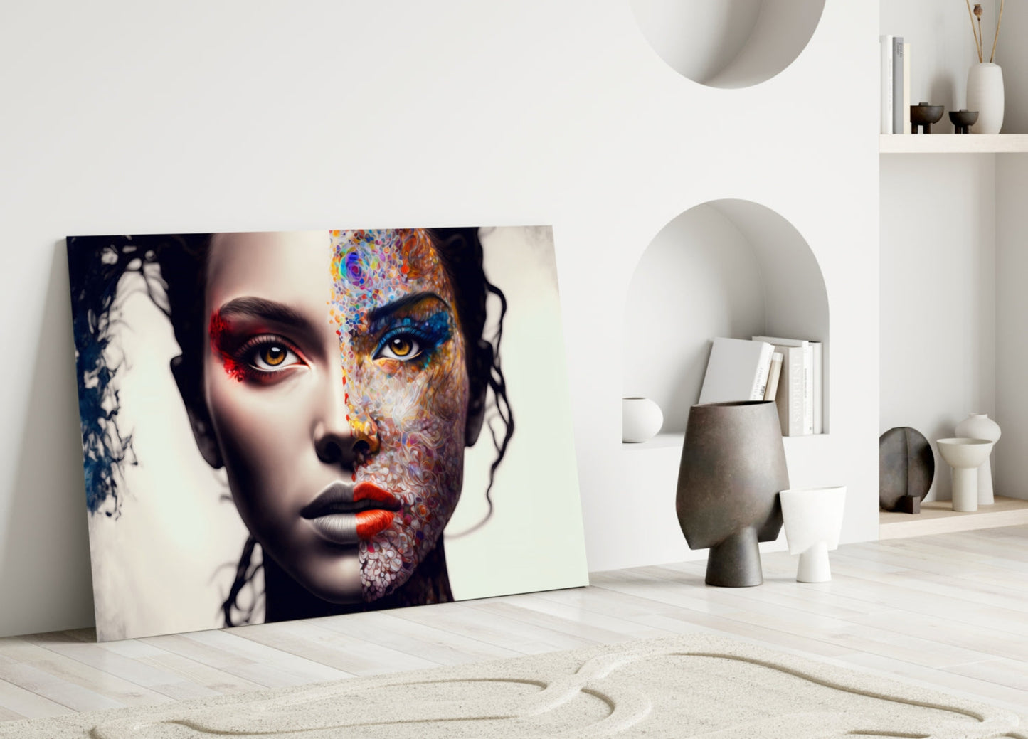 Insigneart USA From Cartoon to Reality Glass Wall Art || Designer Collection
