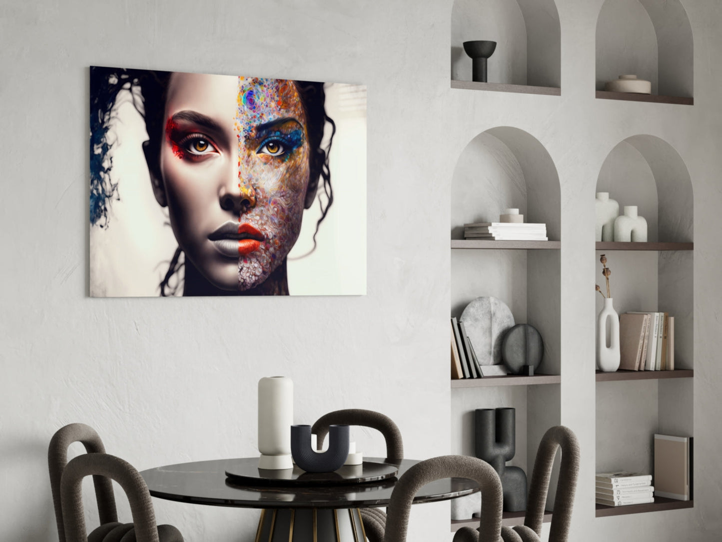 Insigneart USA From Cartoon to Reality Glass Wall Art || Designer Collection