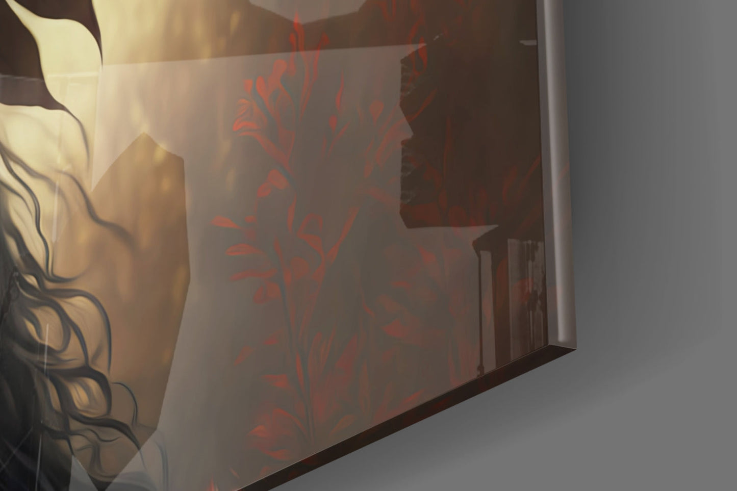 Beauty of the Clan Glass Wall Art || Designer Collection
