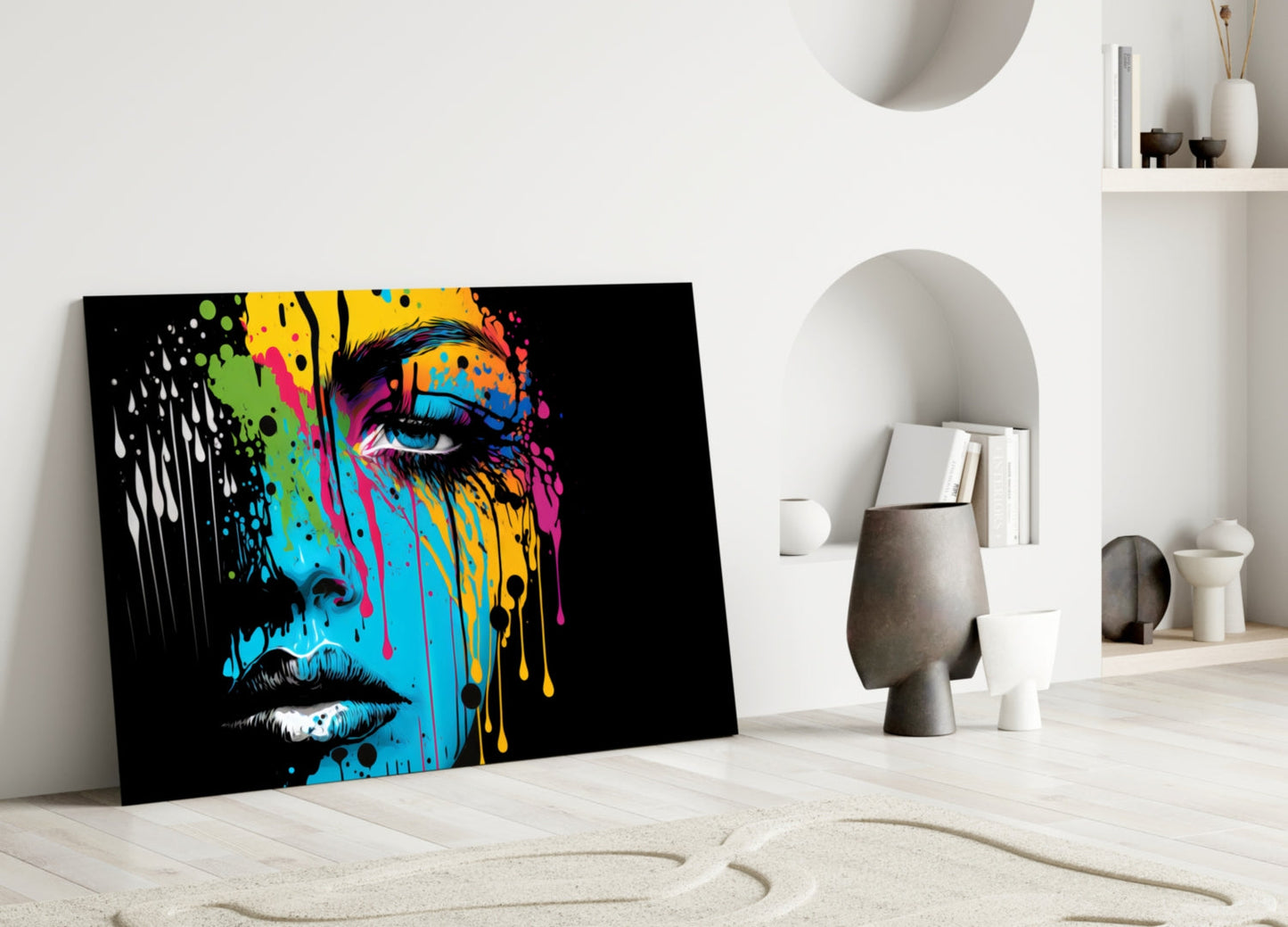 Insigneart USA Melting Beauty Glass Wall Art || Designer Collection