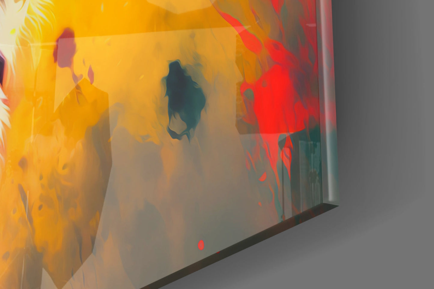 Insigneart USA Nobility of the Lion Glass Wall Art || Designer Collection