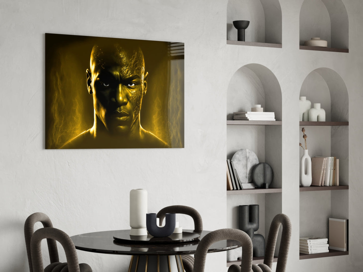 Insigneart USA Iconic Michael Jordan Glass Wall Art || Designer Collection