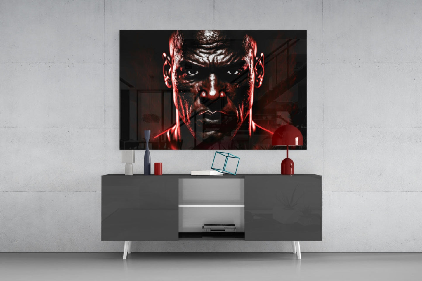 Insigneart USA Iconic Michael Jordan Glass Wall Art || Designer Collection