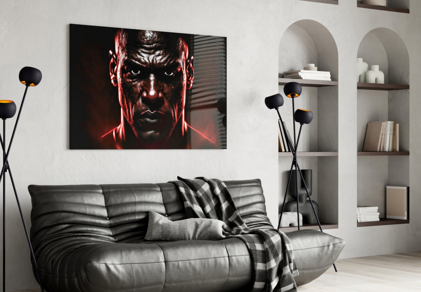 Insigneart USA Iconic Michael Jordan Glass Wall Art || Designer Collection