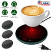Desktop Electric Cup Warmer 8Hours Auto Off Overheating Protection Smart Timer Setting 2 Temperature Levels Ceramic Heating Panel For Office Home EasyOptionXY LLC