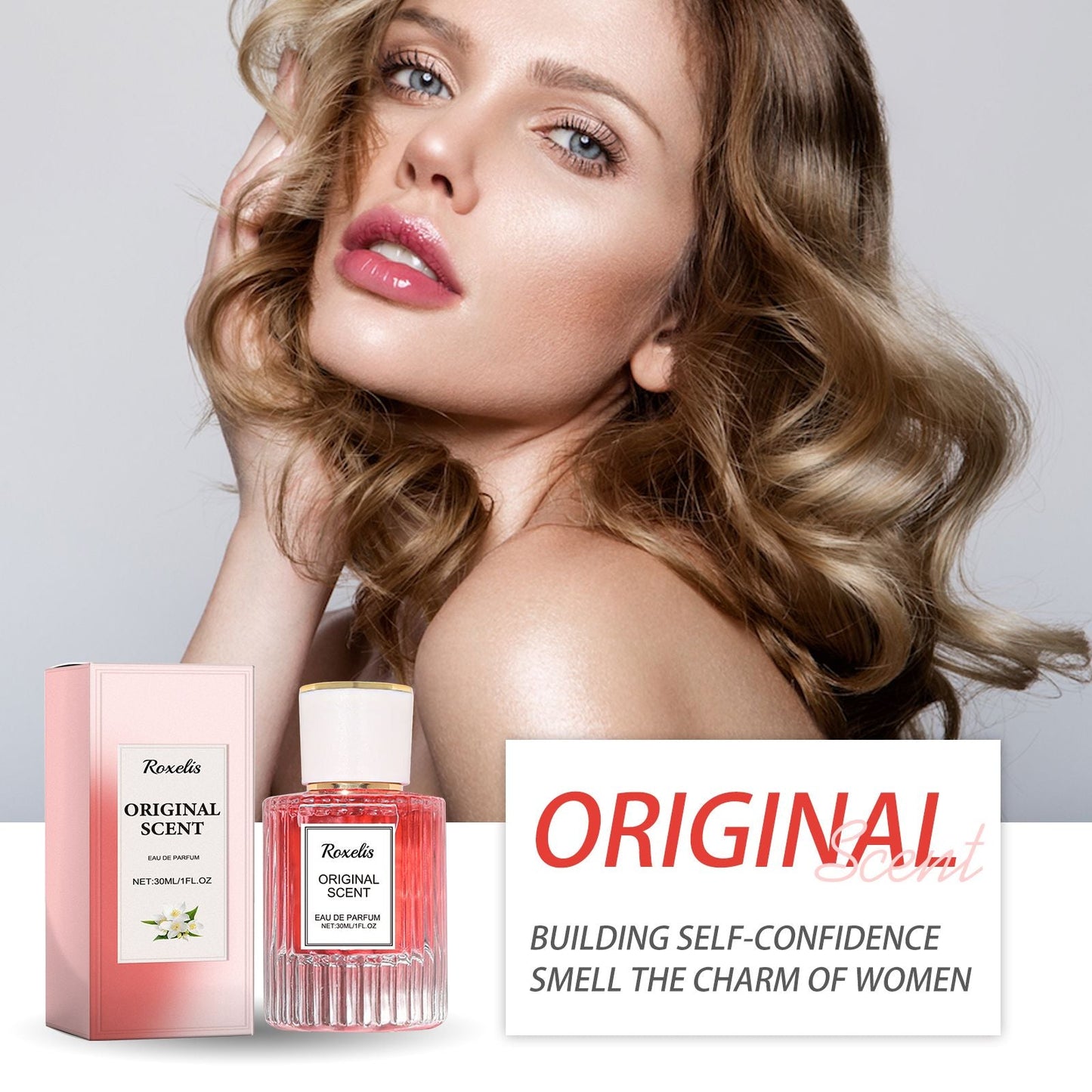 Roxelis Jasmine Pheromone Perfume Wrist, ear and neck natural long-lasting light fragrance delicate elegance exudes feminine charm EasyOptionXY LLC