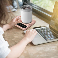 Desktop Electric Mug Warmer Auto Shut Off Timer Setting 6 Temperature Levels Cup Warmer for Milk Tea Cup Heating Plate EasyOptionXY LLC