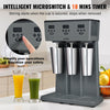 VEVOR Milkshake Maker, 375W x 3 Electric Milkshake Machine, Commercial Triple Heads Drink Mixer Blender, LED Intelligent Microswitch, 3-Speed Milkshake Mixer with 3 x 820 ml Stainless Steel Cups EasyOptionXY LLC