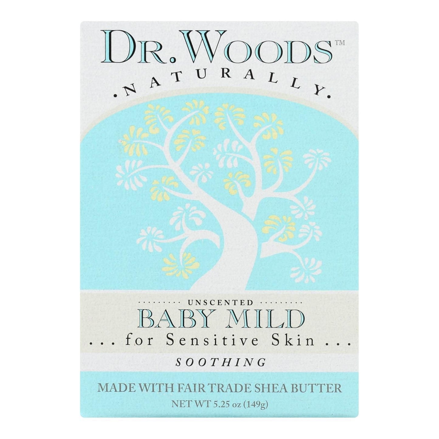 Dr. Woods Bar Soap Baby Mild Unscented - 5.25 Oz EasyOptionXY LLC