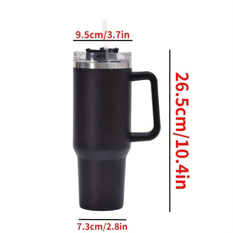 40oz Stainless Steel Handle Bottle Car Cup Double-layer Vacuum Iced Beer Cup Outdoor Portable Travel Insulation Cup EasyOptionXY LLC