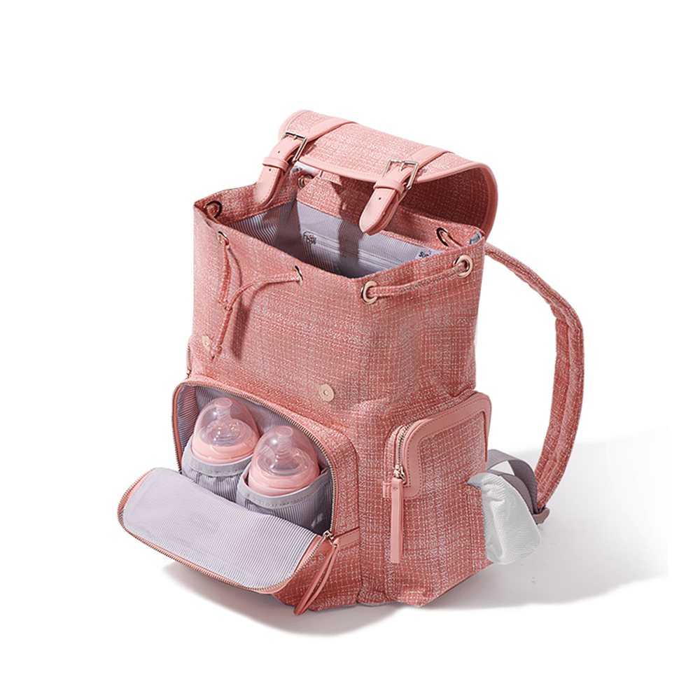 SUNVENO Diaper Bag Backpack, Baby Changing Bag Nappy Tweed Baby Diaper Bags Multifunction Waterproof for Travel EasyOptionXY LLC