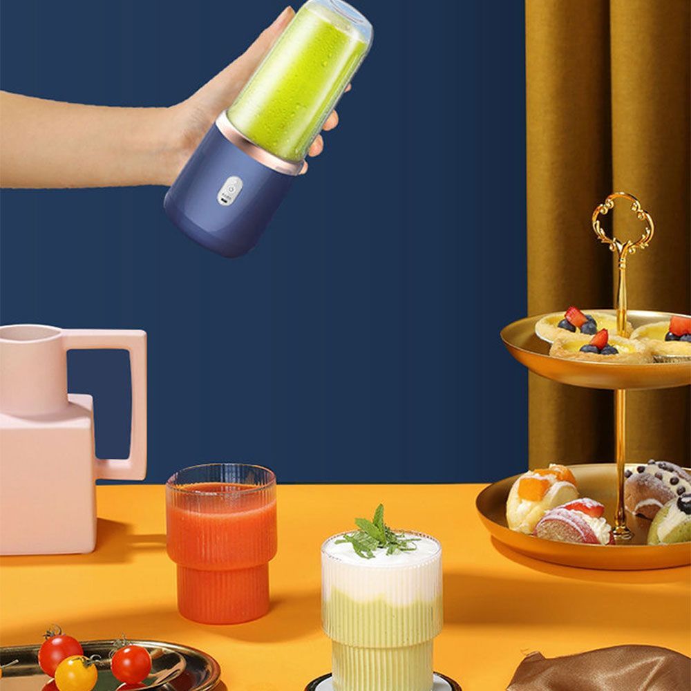 Portable Electric Juicer 400ml Lemon Orange Fruit Squeezer Multifunction Mixer Fruit Smoothie Blender Household Appliances EasyOptionXY LLC