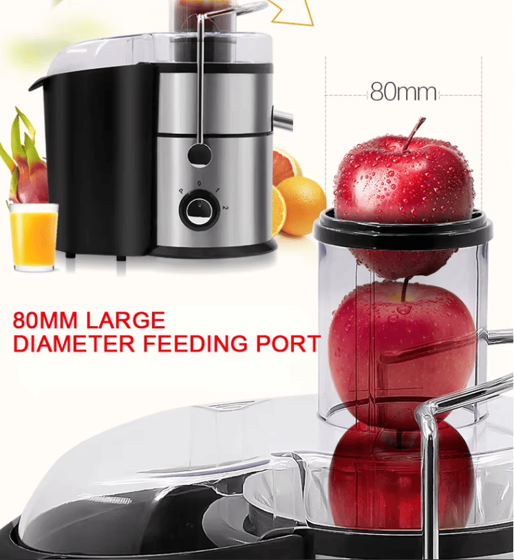 28199470 900W Multi-function electric juicer juice 0.8L, 1.5L slag cup without BPA fruit and vegetable juice, modern vertical mixing kitchen juicer, secondary mechanical EasyOptionXY LLC