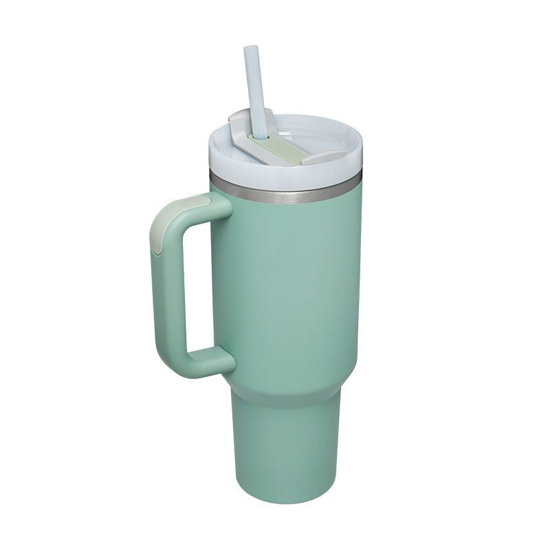 1200ml Stainless Steel Mug Coffee Cup Thermal Travel Car Auto Mugs T hermos 40 Oz Tumbler with Handle Straw Cup Drinkware New In EasyOptionXY LLC