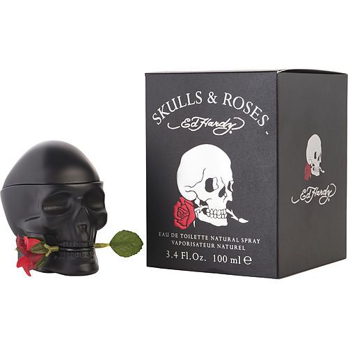 ED HARDY SKULLS & ROSES by Christian Audigier EDT SPRAY 3.4 OZ EasyOptionXY LLC