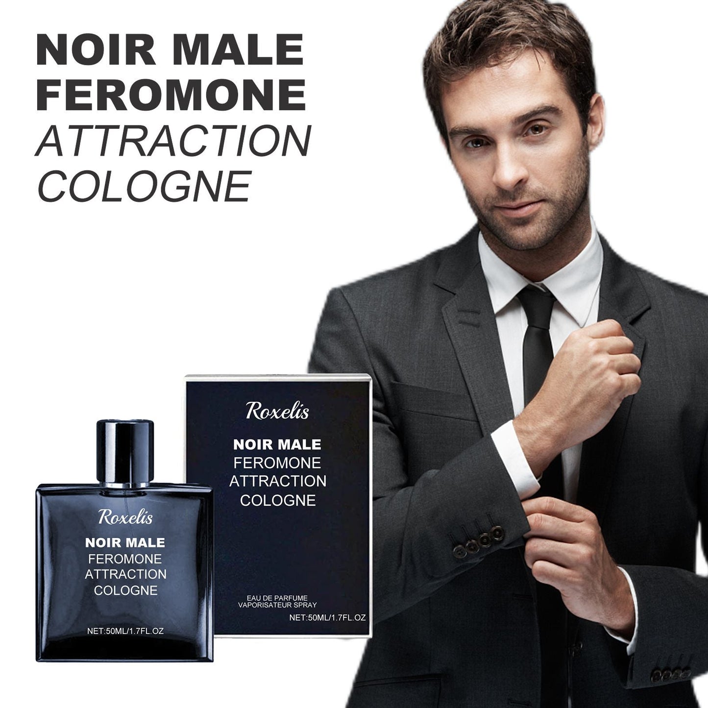 Roxelis Men's Charm Perfume Fragrance refreshing mild not pungent lasting fragrance release charm dating atmosphere perfume EasyOptionXY LLC