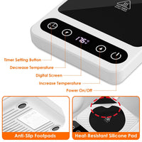 Desktop Electric Mug Warmer Auto Shut Off Timer Setting 6 Temperature Levels Cup Warmer for Milk Tea Cup Heating Plate EasyOptionXY LLC