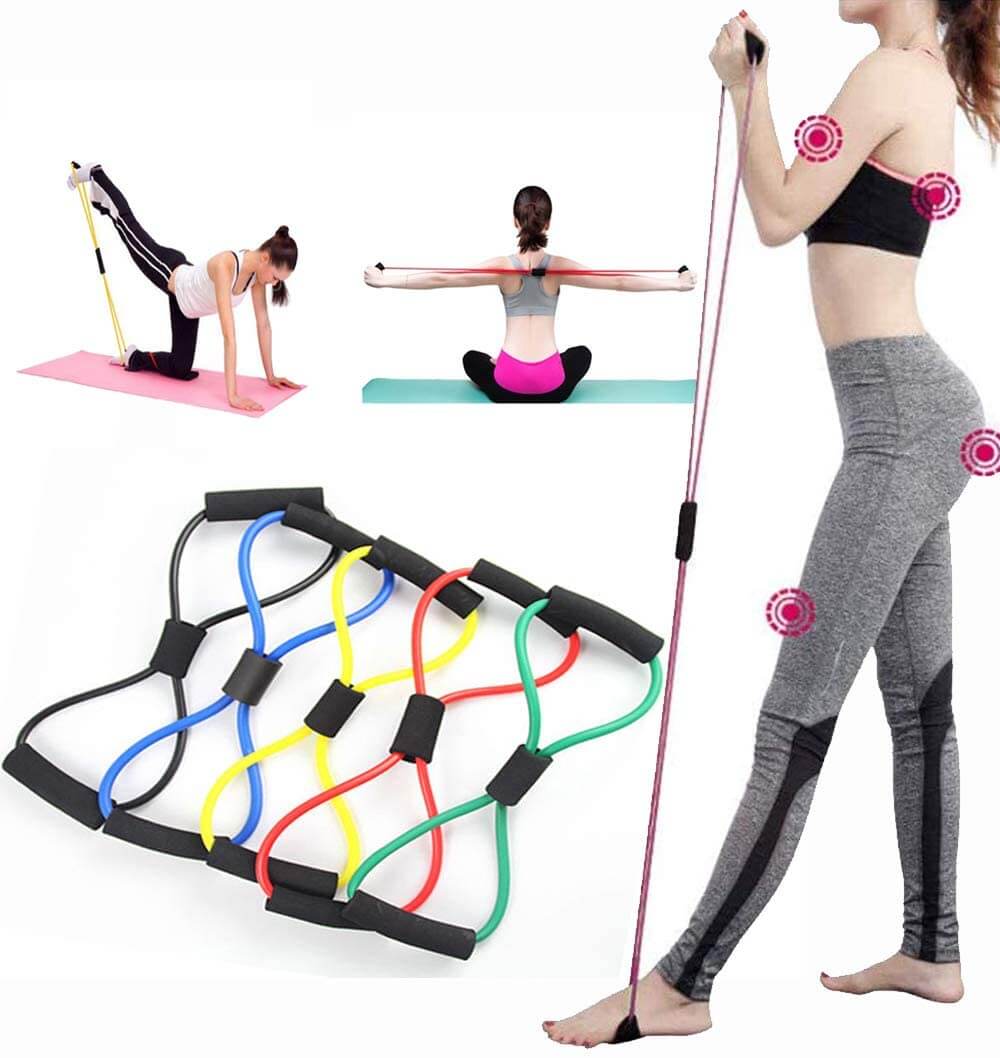 JupiterGear Figure-8 Resistance Band for Strength and Stability Exercises