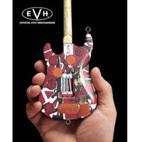 ToyShnip Eddie Van Halen Frankenstein Red & White Mini Guitar Replica