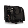 AlphaRex 05-07 Ford Super Duty/Excursion LUXX-Series LED Projector Headlights Alpha-Black OffRoadUSA.com