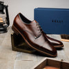Zelli Italia Zelli Italia 25-550-CST ENZO Italian Calfskin Cap Toe Chestnut