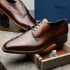 Zelli Italia Zelli Italia 25-550-CST ENZO Italian Calfskin Cap Toe Chestnut