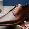 Zelli Italia Zelli Italia 25-550-CST ENZO Italian Calfskin Cap Toe Chestnut
