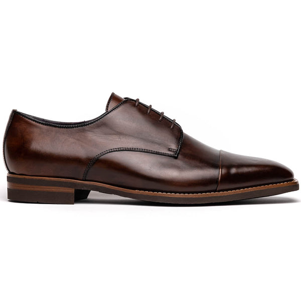 Zelli Italia Zelli Italia 25-550-CST ENZO Italian Calfskin Cap Toe Chestnut