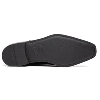 Zelli Italia 25-550-GRY ENZO Italian Calfskin Cap Toe Burnished Black