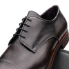 Zelli Italia 25-550-GRY ENZO Italian Calfskin Cap Toe Burnished Black
