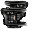 AlphaRex 18-20 Ford F150 NOVA-Series LED Projector Headlights Alpha-Black OffRoadUSA.com