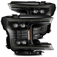 AlphaRex 18-20 Ford F150 NOVA-Series LED Projector Headlights Alpha-Black OffRoadUSA.com