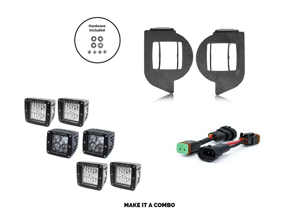 LED Fog Light Pod Replacements Brackets/Combo | Toyota 4Runner 2014-2024