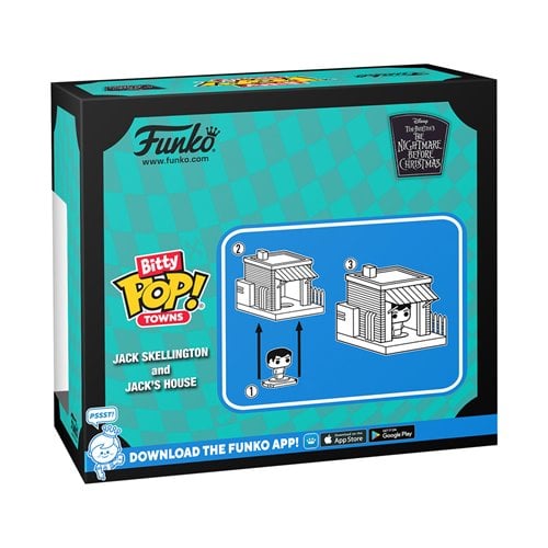ToyShnip Funko The Nightmare Before Christmas Bitty Pop! Mini-Figure 4-Pack -
